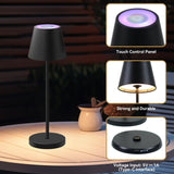 Enoki Portable RGB Table Lamp - Black V558-LL0516B