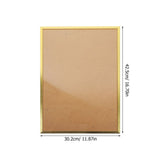 A3 Golden Aluminium Photo Frame, Stable and Compact for Home Decor V1192-AZ-W-25067