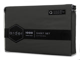 1000TC Cotton Rich SHEET SET - KING V441-SS4056CHLKB