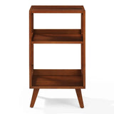 Crosley Asheville Small Vinyl Storage Stand Walnut V398-CRCF1152-WA