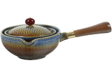 Chinese Ceramic Teapot 360 Degree Rotation Kung Fu Teapot Portable Travel Teaware Tea Kettle V1366-AZ2-W-04530