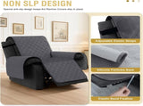 100% Waterproof Recliner Chair Covers, Covers Non-Slip Stay in Place, Thick Cover for with Pocket, V1259-DP01-A-4460