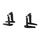 Everfit 2Pcs/Set Pull Up Bar Portable Foldable Dip Station Multi Gym 120kg Home Power Station Black PUB-A-5011A-BK