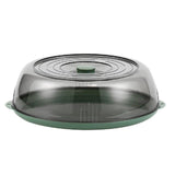Dish Cover PET Heat Insulation Storage Transparent Dustproof for Home Picnic Cooking Green V1294-YM0717-3111220217211