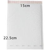 25 Piece Pack - 22.5cm x 15cm White Bubble Padded Envelope Bag Post Courier Shipping SMALL Self Seal V382-225X150PADENVE25