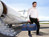 Grey 45L Garment Duffel Bag - Men's Travel Suit Bag - Carry On Weekender V888-ELOSUNG33814