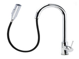 WELS Chrome 2 Modes Spray Pull Out Kitchen Swivel Faucet Sink Tap Laundry Mixer V1233-KRD519CR