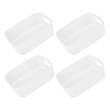 10PCS Cupboard Box Mini Organizer Bin PP Side Handle Rounded Edge Modern Versatile Storage Baskets V1294-YM0901-3117230364611