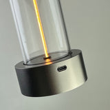 Minimalist Table Lamp Cordless Lamp Rechargeable Lamp Touch Dimmable Lamp - Black - Size 24CM V1102-124-25545-BLK-24CM