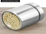 6 Pack 20 oz Stainless Steel Glass Kitchen Canisters Set, Airtight Food Storage Containers with V1258-DP02-C-2175