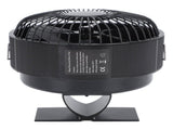 Round Fireplace Fan Heat Powered Stove Fan Aluminum Alloy Wood Burner Kerosene Stove Fan for V1294-YM0706-3114230122811