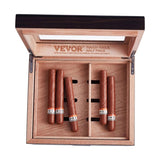 50 Cigar Humidor Glasstop Cedar Cigar Box Humidifier & Hygrometer & Drawer V952-XQBSJMTKJ3055E7JTV9