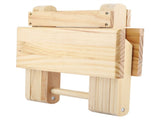 Foldable Solid Wood Small Square Bench Rural Styles Bench Ergonomic Design Fine Workmanship V1294-YM0901-JY16204
