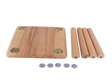 Multi Purpose Household Wood Stools Cute Small Bench Child Seat DIY Furniture StoolSquare Wood Color V1294-YM0901-3116200058414