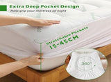 800GSM Mattress Topper Viscose Derived from Bamboo, Thick Pillowtop Fitted Mattress Cover with 45cm V1317-TOP-AUKS-CL-LV