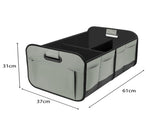 Car Trunk Organizer, Car Storage Organizer with 70L Large Capacity Waterproof Collapsible and 10 V1192-AZ-W-3556