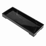 2X Vanity Tray Black Bathroom Vanity Countertops Toilet Tank Storage Tray,Home Marble Stone Vanity V1366-AZ2-W-15778