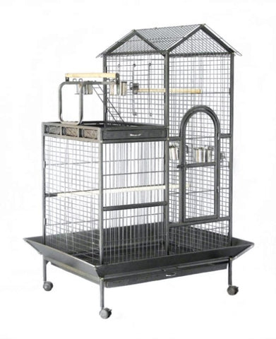 YES4PETS 160cm XL Bird Cage Pet Parrot Aviary Perch Castor Wheels V278-B015