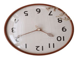 Wood Wall Clock Retro Quiet Decorative 12 Inch Round Wall Clock for Home Bedroom Living Room Decor V1294-YM0901-3115240111012
