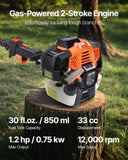 Gas Pole Saw, 33CC 2 Stroke Gas Powered Pole Saws 20.3 cm Cutting Bar, Cordless Tree Trimmer V952-ECCYJCS8INCHCL6X7002V0