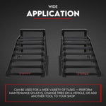 Heavy Duty Portable Car Loading Ramp Set 2000kg Maintenance Steel Frame Pair V379-CARRAMPPAIR001