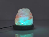 USB Color Changing Himalayan Salt Lamp, Pink Natural Rock LED Night Light V1188-MS-617-110