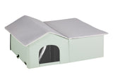 Heated Cat House, Outdoor Kitty Shelter with Adjustable Temperature and Timer, 600D Oxford Cloth V952-FWSBYMBHSNJBGX6FWV3