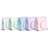 For Instax Mini 12 Camera Case PU Leather Soft Silicone Cover for Fujifilm Polaroid Film Camera V1189-WXFWAL-20260319-01170