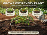 24 Pcs Planting Grow Rings, Water and Nutrient Retention for Healthy Roots, for Support and Soil V1369-AZ3-W-12315