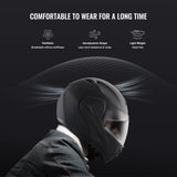 Unmasked Motorcycle Helmet Motocross Helmet with Bluetooth Communication V952-MTCJMKOZBSMHO4CK7V0