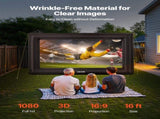 16 ft Inflatable Movie Screen 169 600D Movie Projector with Portable Bag V952-XCQSTYPMPJS1OV5WJ001V3