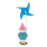 Garden Gnome Statue with Big Windmill Yard Art Sculpture Resin for Indoor Outdoor Patio Lawn Garden V1294-YM0901-3111240259311