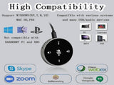 USB Conference Microphone - Omnidirectional Speakerphone for Meetings V1263-JX-3700