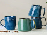 24 oz Large Ceramic Coffee Mug with Large Handle, Extra Large Tea and Coffee Cup for Office, Home, V1189-LC-RY-00406