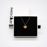 Gift Box - Love Heart Rose Gold Aroma Necklace + Purify Oil Blend V760-GBAJ - 41