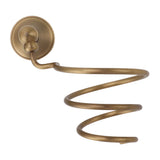 Hair Dryer Holder Wall Mounted Copper Hair Dryer Storage Rack Holder Spiral Hair Care Tools Hanger V1294-YM0901-3112230057211
