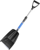 Folding Snow Shovel - Large Capacity Lightweight & Portable - Wide Snow Clearing Range with V1188-ZXY-117-0045