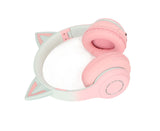 Cat Ear Bluetooth Gaming Headphones Wireless Foldable Music Headset with LED Light Detachable V1263-JX-133