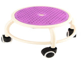 Round Rolling Low Stool Comfortable Universal Wheel Movable Mini Stool High Weight Capacity for Home V1294-YM0706-3116230016213