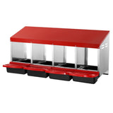 VEVOR 4-Compartment Chicken Nest Box Metal Box with Inclined Nesting Boxes V952-JSCDX1530INCI7BMTV0