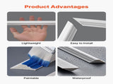 Wall Molding 3 Pack, Wainscoting Panels Kit, Lightweight Paintable Polystyrene, Easy to Install, V952-QMSTJBYXTGGZTSDCK001V0