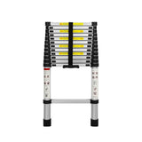 Traderight Multipurpose Ladder Telescopic 3.8M Silver 3.8 Meter HW0076-3.8M