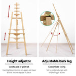 Artiss Painting Easel Pine Wood 175cm WOOD-B-EASEL-NEW-175-NT