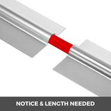 PEX Heat Transfer 200 pcs Box Radiant Heat Transfer 2ft Aluminum PEX Heat Transfer V952-DBCND2FTPEX200PCSV0