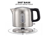 Morphy Richards Equip Kettle and Toaster Set Brushed Stainless Steel 1L Jug Kettle & 2 Slice To MREQ-1LKT-2STS