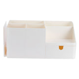 Drawer Type Desk Storage Box Book Stand Stationery Remote Control Holder for Home Desktop V1294-YM0721-3117210036011