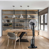 Freestanding Air Cooling Fan w/Misting Water Spray, W40cm, H1.2m RC V196-MF550
