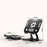 Pink 360 Degree Rotating Tablet Stand and Foldable LED Desk Lamp Study Set Adjustable Reading Light V888-ELOSUNG54235