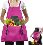 2Pack Gardening Apron, Garden Apron with Quick Release Pockets,Water Resistant Oxford with V1107-119-33140-BLU-2PACK