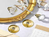 1 Set Glass Door Knobs Antique Crystal Vintage Mortise Style Fluted Replacement Kit with 2-1/2 in V1259-DP01-A-1164